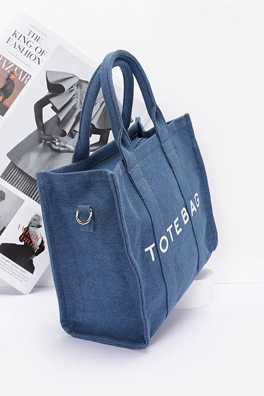 Denim Tote Bag