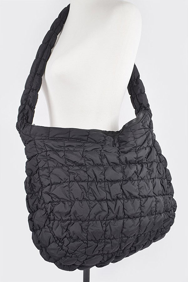 Black Oversized Crossbody Bag