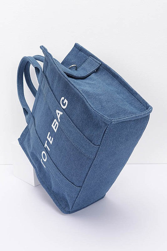 Denim Tote Bag