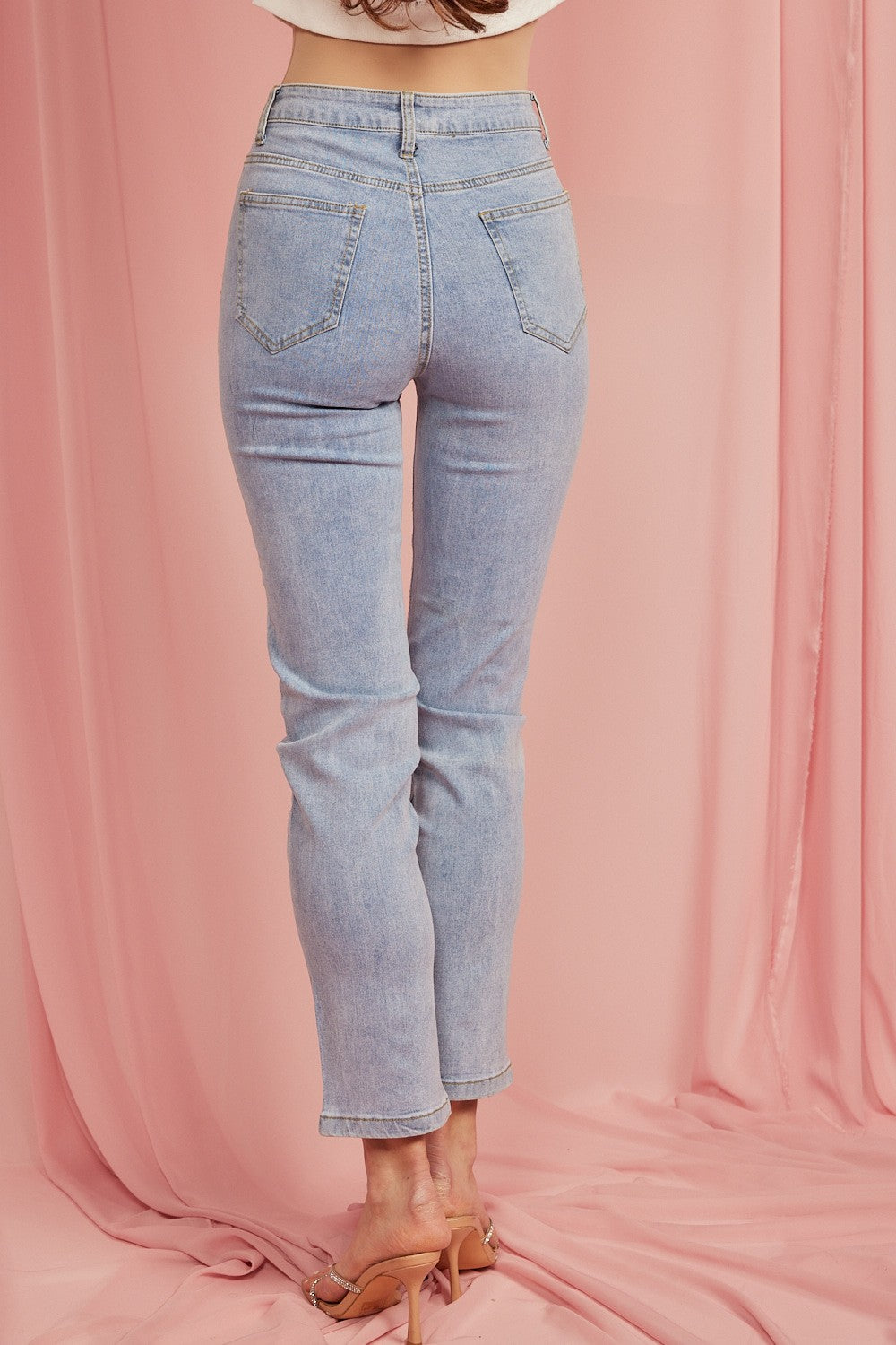 Shiny Denim Pant