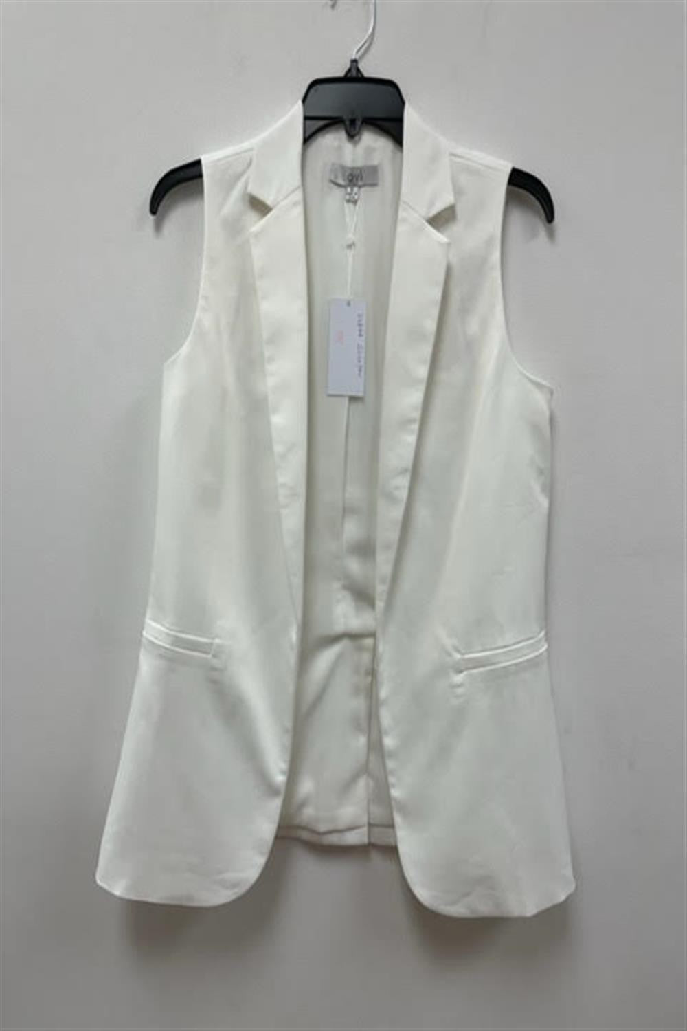 White Blazer Vest