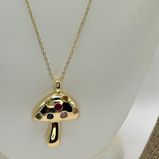 Mushroom  Necklace