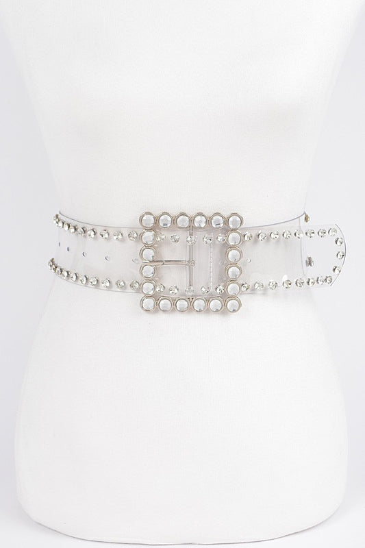 Rhinestones Clear Plus Belt