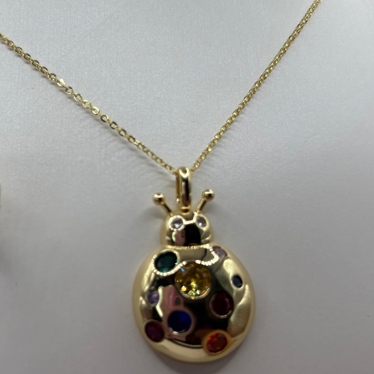 Ladybug Pendant Necklace