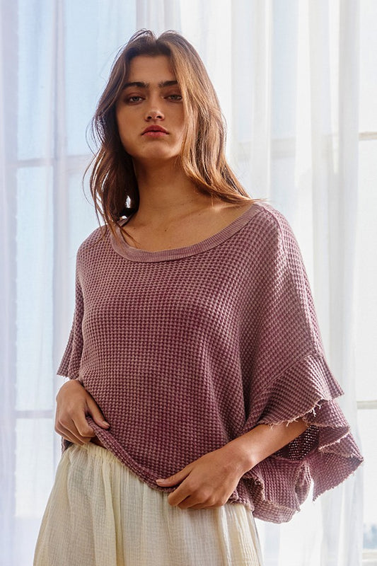 Ruffled Cropped Top