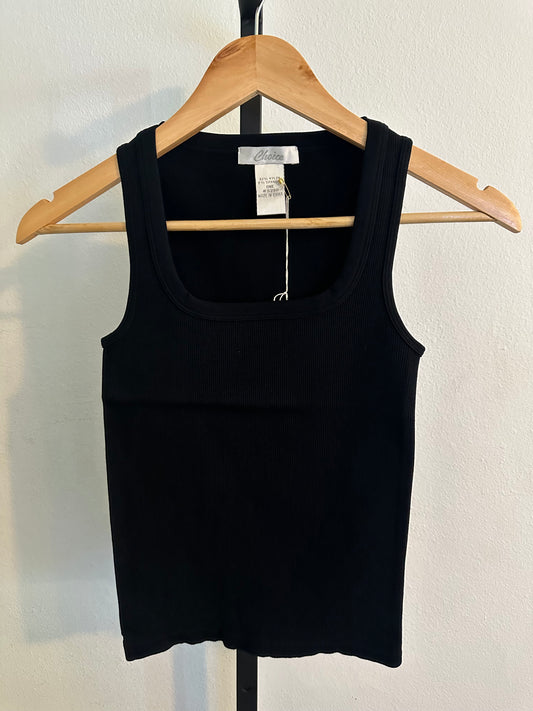 Black basic top