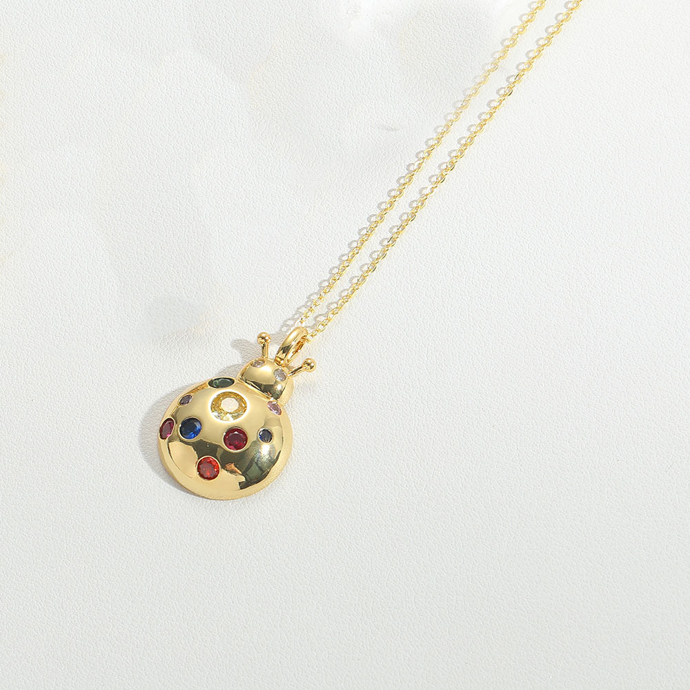 Ladybug Pendant Necklace