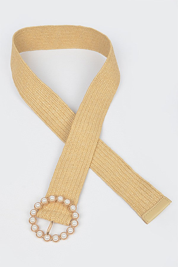 Pearl Buckle Belt