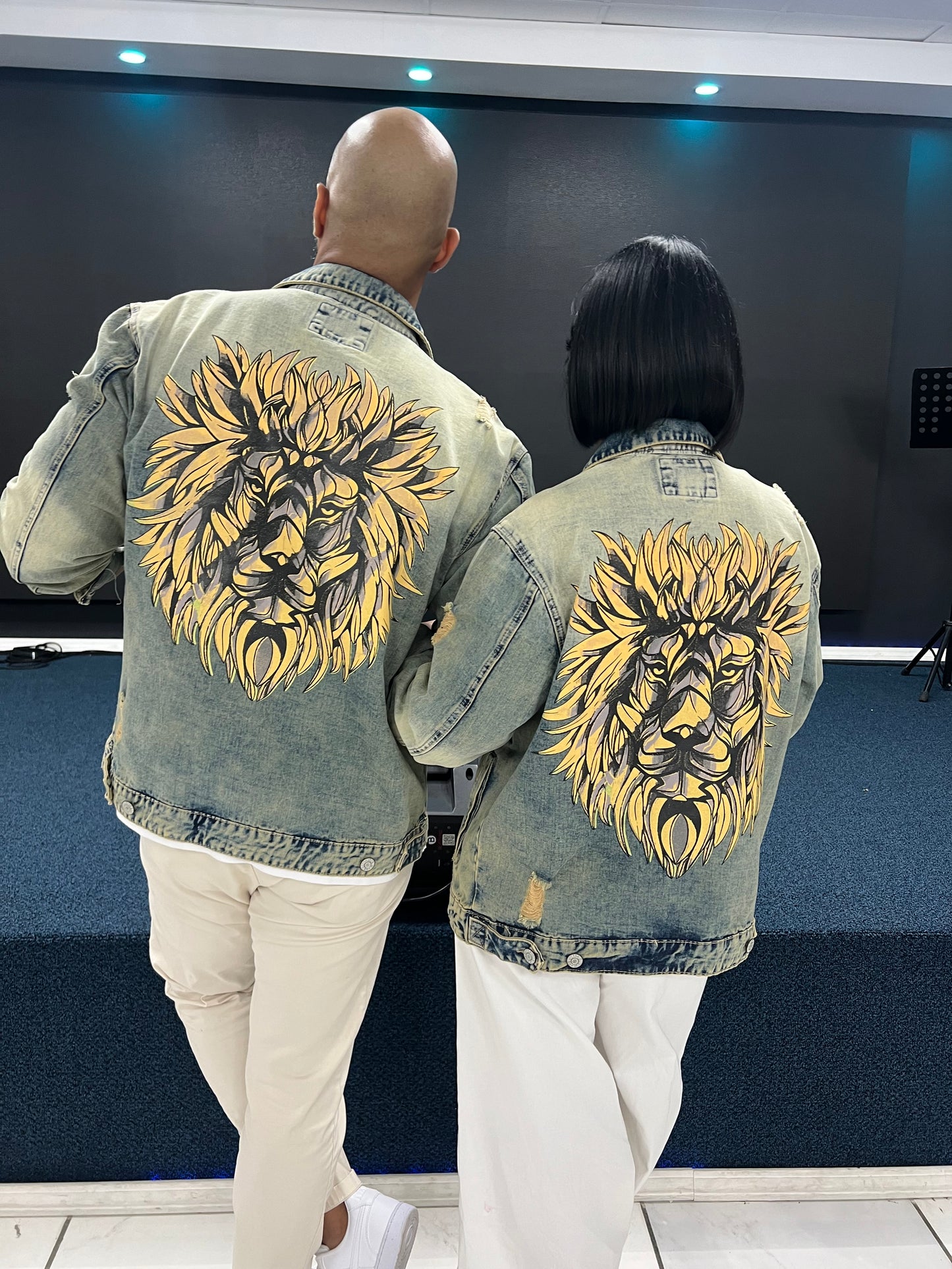 Lion Jean Jacket