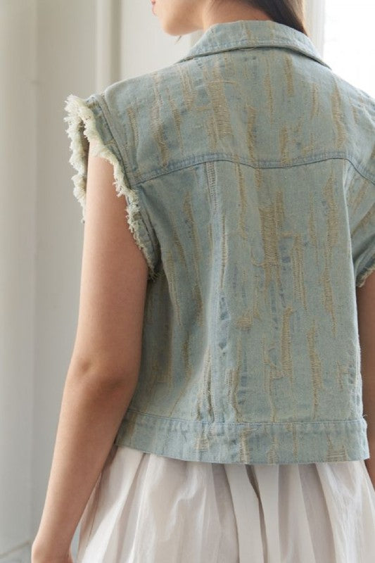 Victoria Denim Vest
