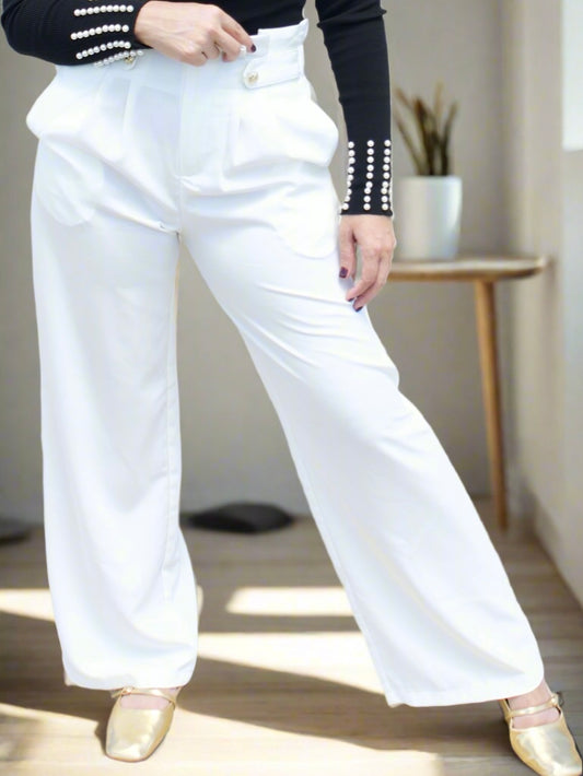 Kalen White Pant