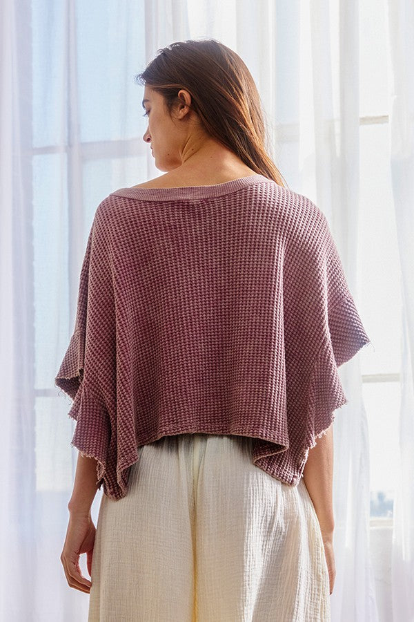 Ruffled Cropped Top