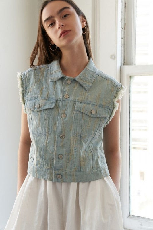Victoria Denim Vest