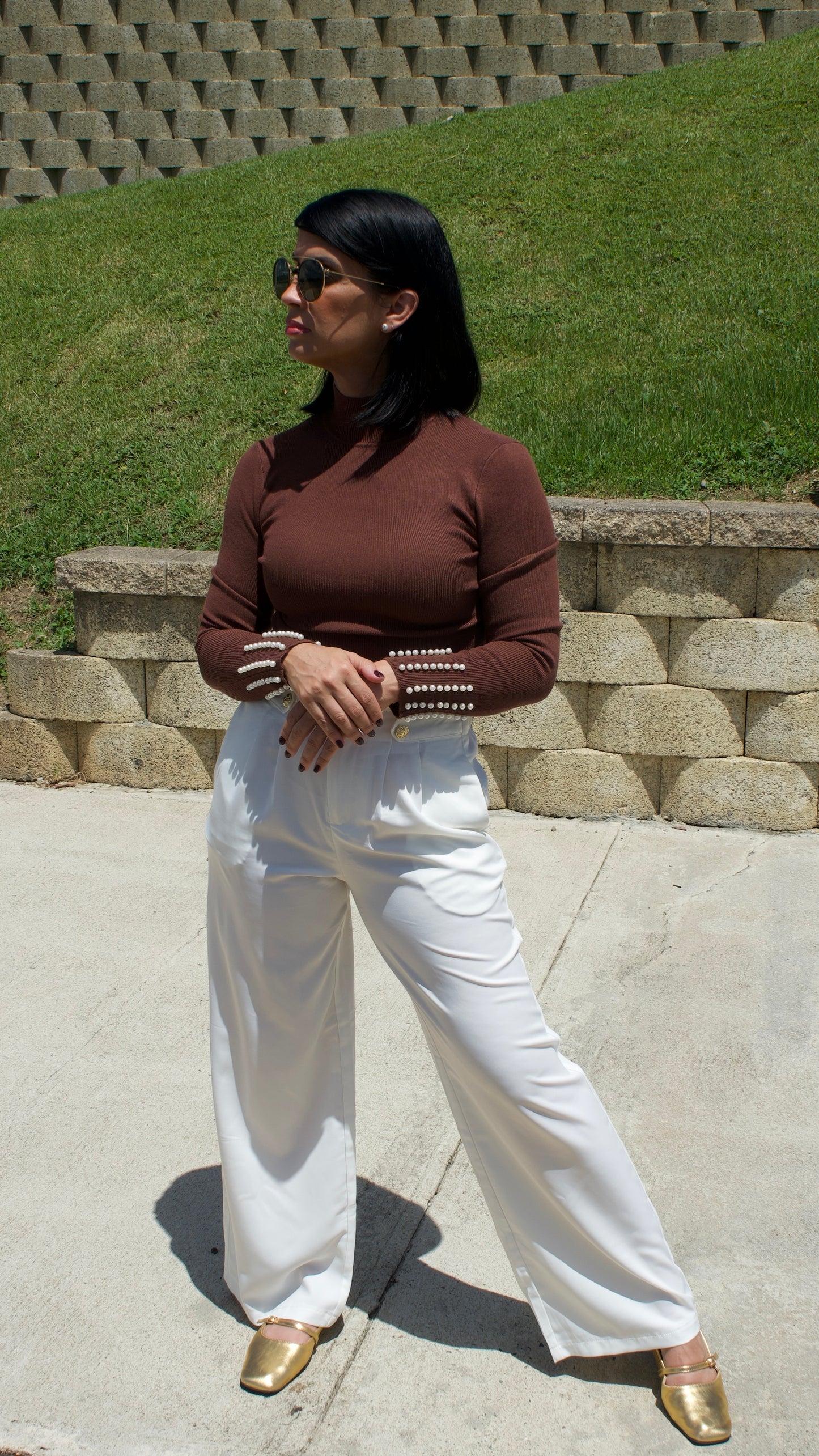 Pearl Brown Sweater