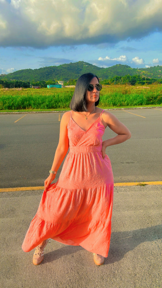 Pink summer dress