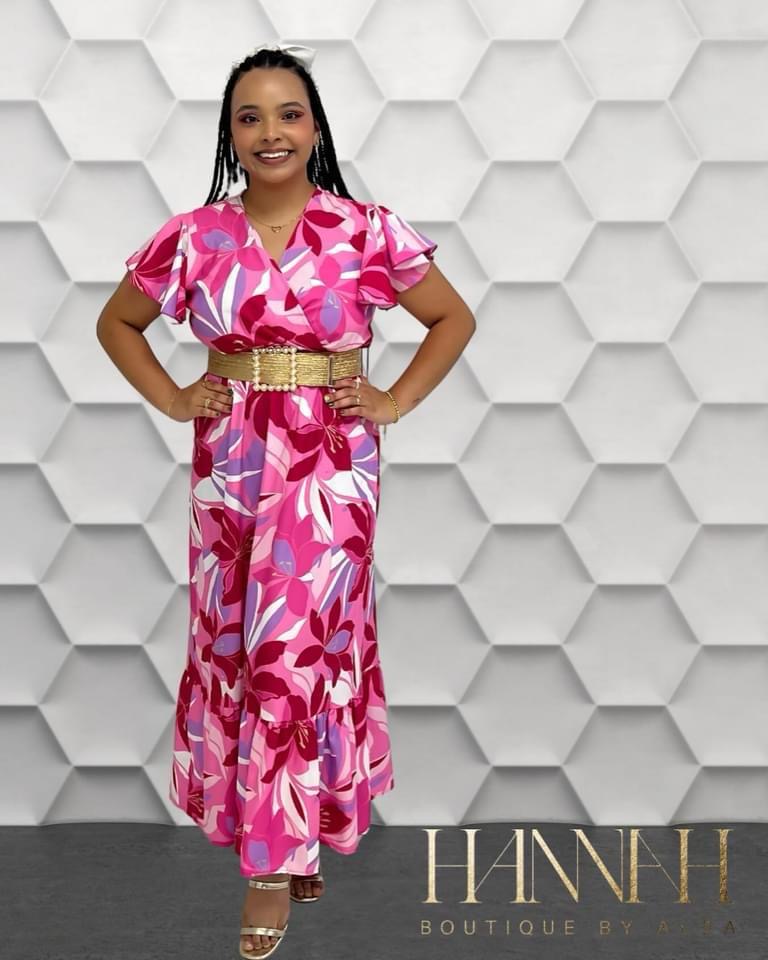 Multi Pink Maxi Dress