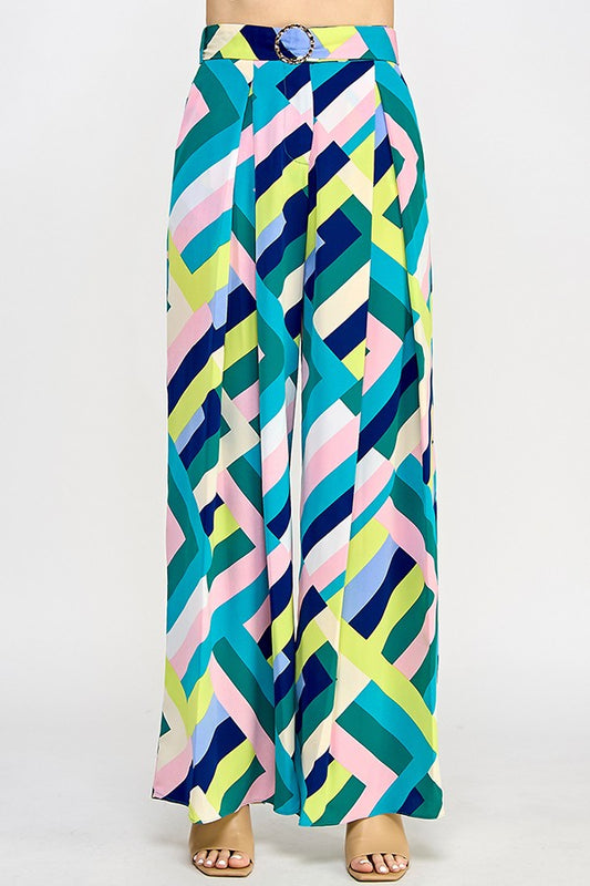 Multi Palazzo Pants