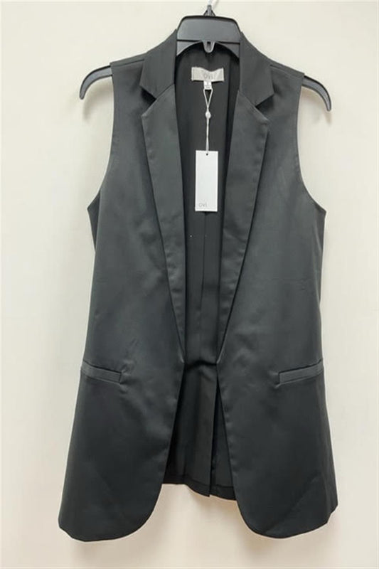 Black Blazer Vest